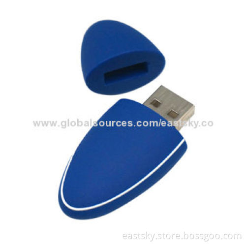 Custom Rugby Shape USB drive, made of soft PVC material, OEM orders welcome